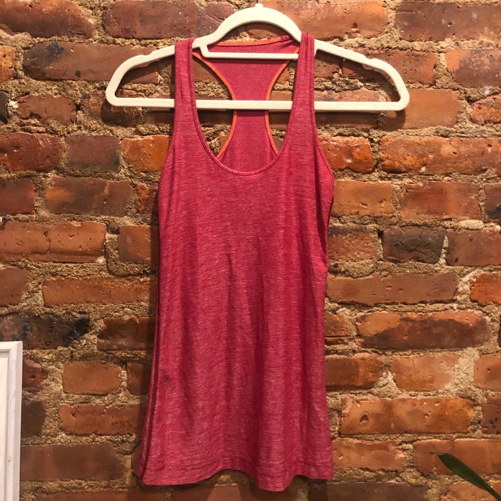 lululemon athletica Pink Racerback Tank Top